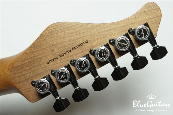 FUTURA-S HH LTD / Alder Back Spalted Maple Top Body - Transparent Black